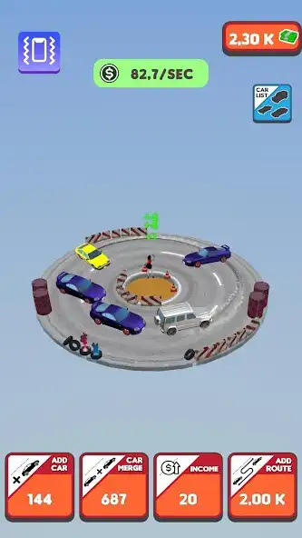 Play Clicker Drift as an online game Clicker Drift with UptoPlay