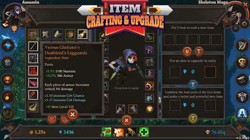 Play Clicker Warriors - Idle RPG as an online game Clicker Warriors - Idle RPG with UptoPlay