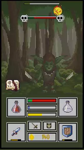 Play Clicker World Adventure - Old Style Pixel Game as an online game Clicker World Adventure - Old Style Pixel Game with UptoPlay