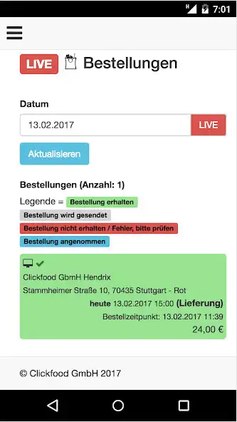 Play Clickfood Kundencenter as an online game Clickfood Kundencenter with UptoPlay