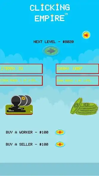 Play Clicking Empire as an online game Clicking Empire with UptoPlay