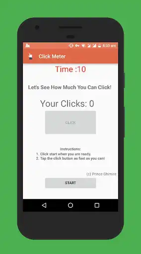 Play Click Meter as an online game Click Meter with UptoPlay