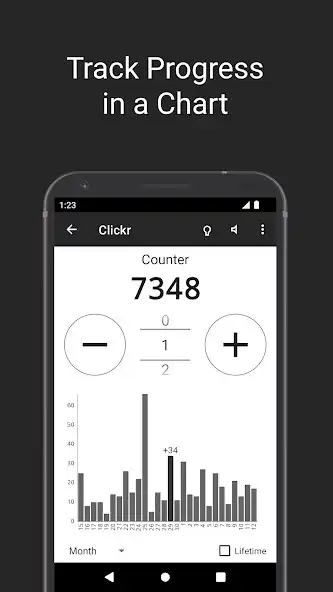 Play Clickr: Counter with Timestamp as an online game Clickr: Counter with Timestamp with UptoPlay