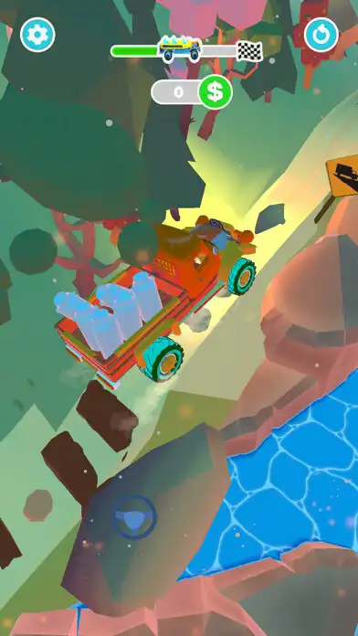 Play Cliff Truck 3D as an online game Cliff Truck 3D with UptoPlay