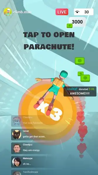 Play Climb the Building LiveStream! as an online game Climb the Building LiveStream! with UptoPlay