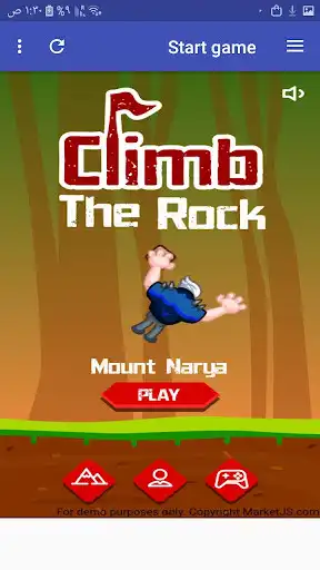Play Climb The Rock as an online game Climb The Rock with UptoPlay