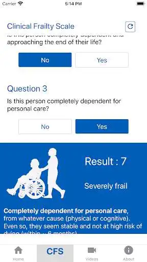 Play Clinical Frailty Scale as an online game Clinical Frailty Scale with UptoPlay