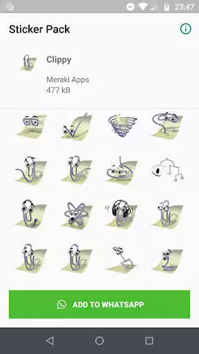 Play Clippy Stickers for WhatsApp  and enjoy Clippy Stickers for WhatsApp with UptoPlay