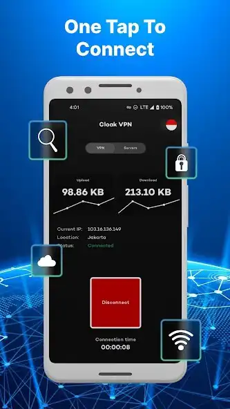 Play Cloak VPN: Fast Proxy as an online game Cloak VPN: Fast Proxy with UptoPlay