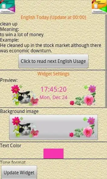 Play Clock + English Pro  and enjoy Clock + English Pro with UptoPlay