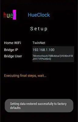 Play Clock for Philips Hue