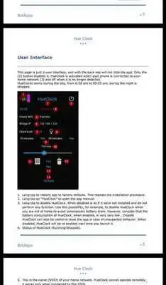 Play Clock for Philips Hue
