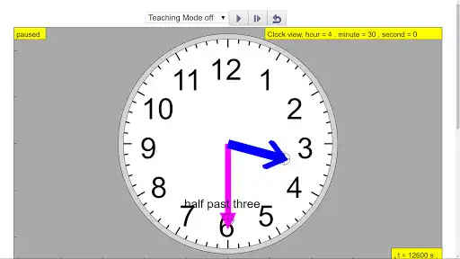Play Clock Interactive for Teaching as an online game Clock Interactive for Teaching with UptoPlay