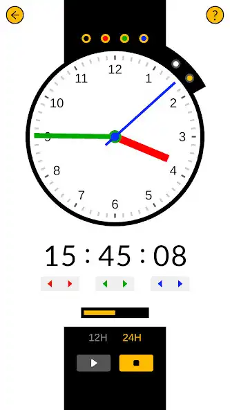 Play ClockLesson as an online game ClockLesson with UptoPlay