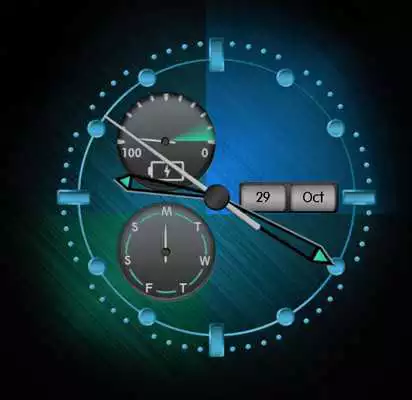 Play Clock Live Wallpaper Background