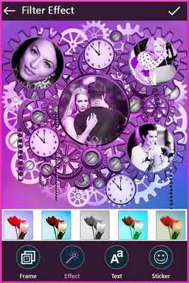 Play Clock Photo Collage
