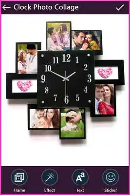 Play Clock Photo Collage