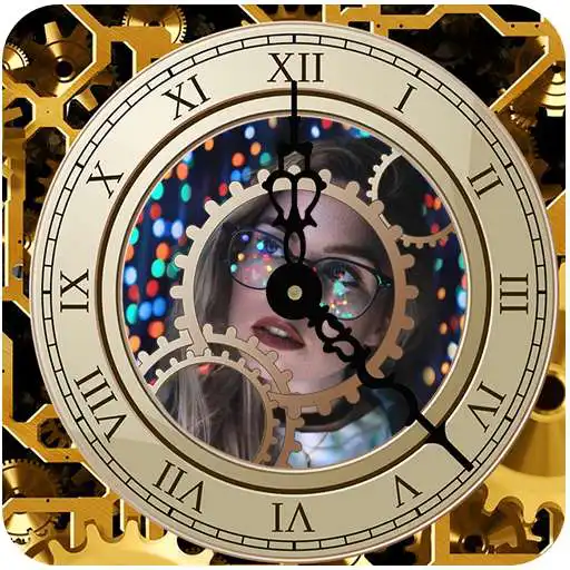 Free play online Clock Photo Frame APK