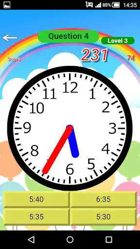Play Clock reading drill as an online game Clock reading drill with UptoPlay