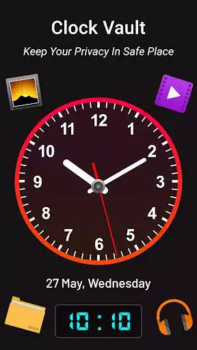 Play Clock - The Vault : Secret Photo Video Locker  and enjoy Clock - The Vault : Secret Photo Video Locker with UptoPlay
