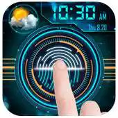 Free play online Clock weather fingerprint lock screen for prank APK Free play online Clock weather fingerprint lock screen for prank APK