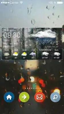 Play Clock Weather Forecast Widget