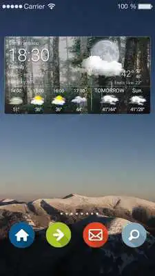 Play Clock Weather Forecast Widget