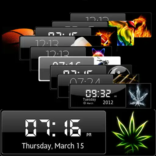 Free play online Clock Widget HD APK