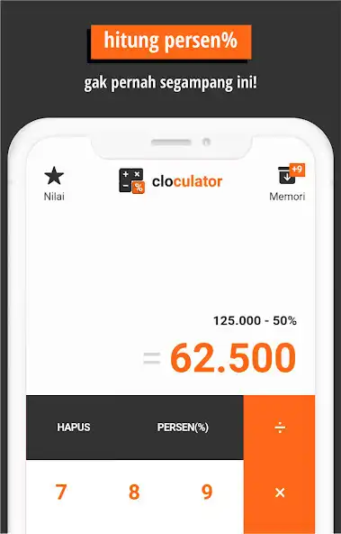 Play Cloculator - Kalkulator Hitung  and enjoy Cloculator - Kalkulator Hitung with UptoPlay