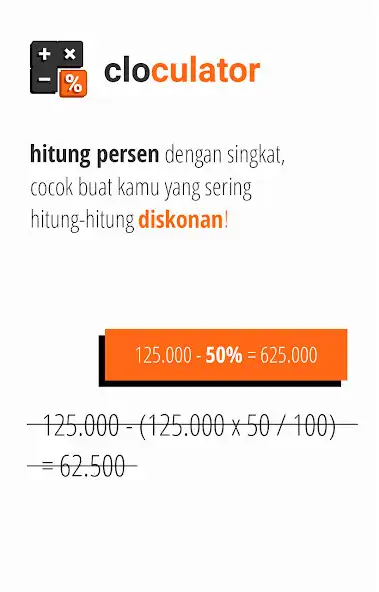 Play Cloculator - Kalkulator Hitung as an online game Cloculator - Kalkulator Hitung with UptoPlay