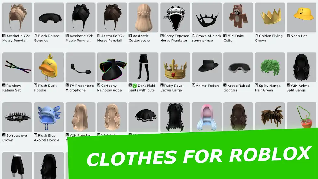 Play Clothes for Roblox Outfits  and enjoy Clothes for Roblox Outfits with UptoPlay