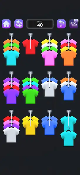 Play Clothes Sort Puzzle  and enjoy Clothes Sort Puzzle with UptoPlay
