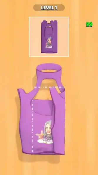 Play Cloth Fold 3D  and enjoy Cloth Fold 3D with UptoPlay