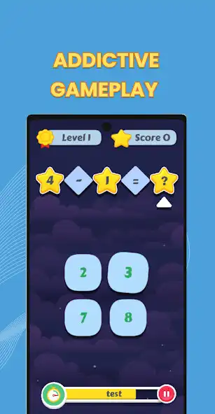 Play Cloud 9 - Mental Math Game as an online game Cloud 9 - Mental Math Game with UptoPlay
