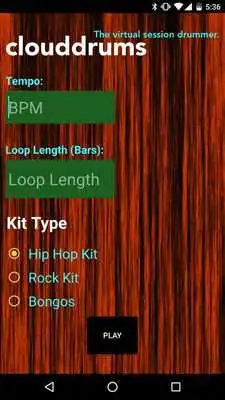Play clouddrums - session drummer