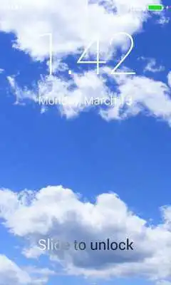 Play Clouds Lock Screen