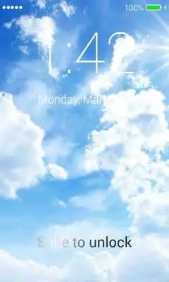 Play Clouds Lock Screen
