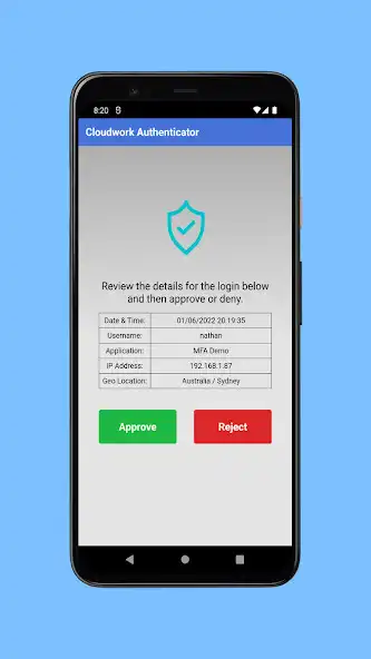 CloudworkID Authenticator online game with UptoPlay