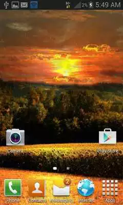 Play Cloudy Sunset LWP Play Cloudy Sunset LWP