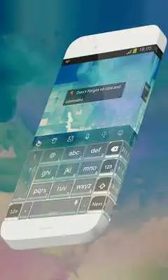 Play Cloudy vision Keypad Theme