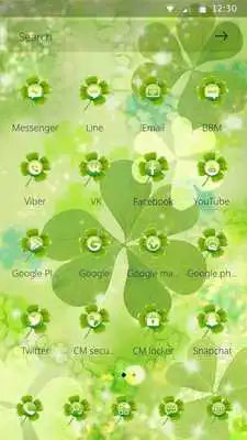 Play Clover Green Theme Cute Romantic Fashion Flowers