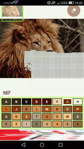 Play Clover Pixel Coloring as an online game Clover Pixel Coloring with UptoPlay