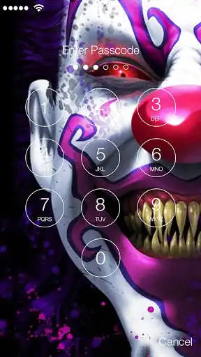 Play Clown Joker Dark  Lock