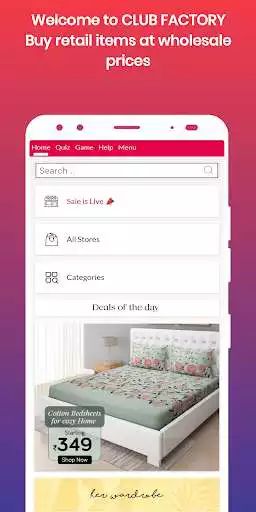 Play Club Factory Online Shopping  and enjoy Club Factory Online Shopping with UptoPlay