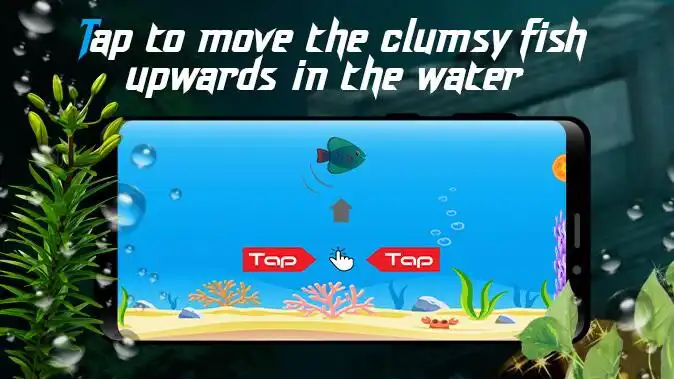 Play Clumsy Fish : The Fish Run Game  and enjoy Clumsy Fish : The Fish Run Game with UptoPlay