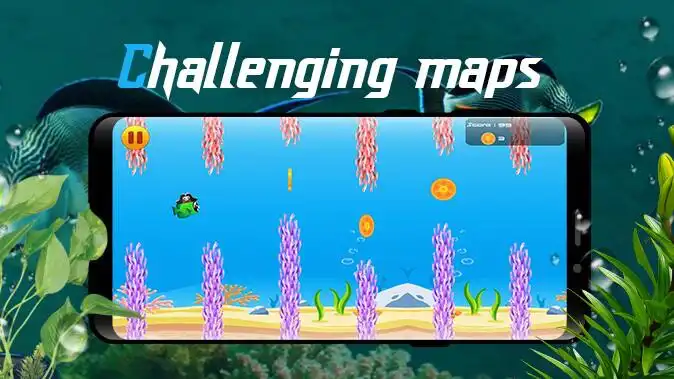 Play Clumsy Fish : The Fish Run Game as an online game Clumsy Fish : The Fish Run Game with UptoPlay