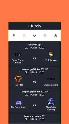 Play Clutch - Guia & streaming de esports as an online game Clutch - Guia & streaming de esports with UptoPlay