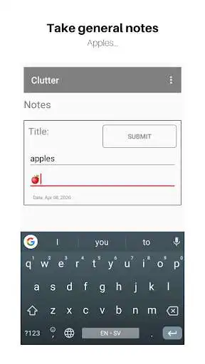 Play Clutter - Notes and Study Aid as an online game Clutter - Notes and Study Aid with UptoPlay