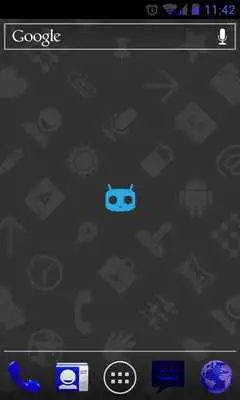 Play CM10 Theme NeonBlue