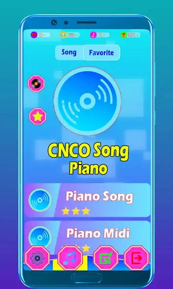 Play CNCO Piano game song  and enjoy CNCO Piano game song with UptoPlay
